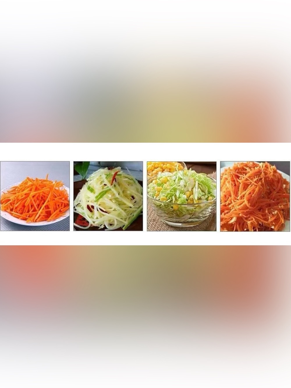 Green Multi-Function Vegetable Cutter & Colander by - Picture 7 of 7